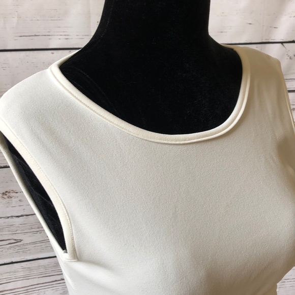 NWT! Nasty Gal ivory cutout bodycon dress size 6 - Picture 7 of 7